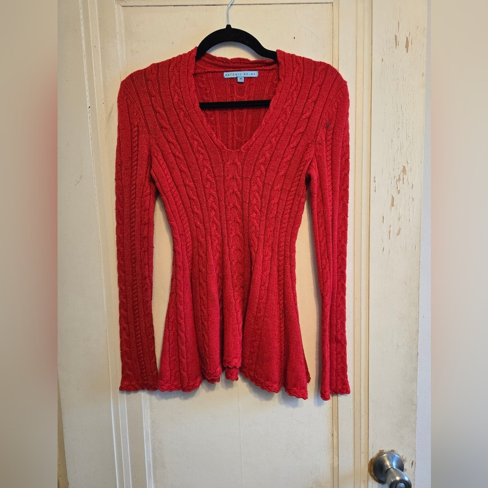 Red sweater
